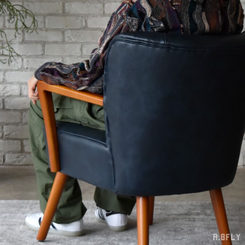 楽天市場】アームチェア ラウンジチェア カフェチェア リビング 書斎