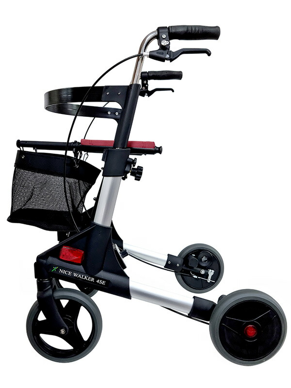 楽天市場】歩行車 ナイスウォーカー 4輪【抑速歩行車／歩行補助