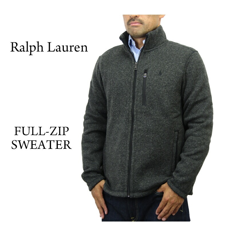 楽天市場】ポロ ラルフローレン メンズ フリースニット ジップアップ