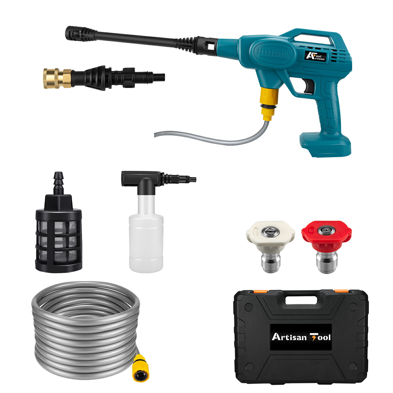 楽天市場】充電式高圧洗浄機 （青色） 18Vマキタバッテリー使用可能