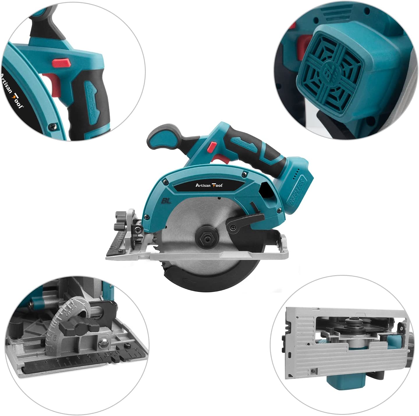 楽天市場】充電式マルノコ 電動ノコギリ コードレス丸ノコ 充電式