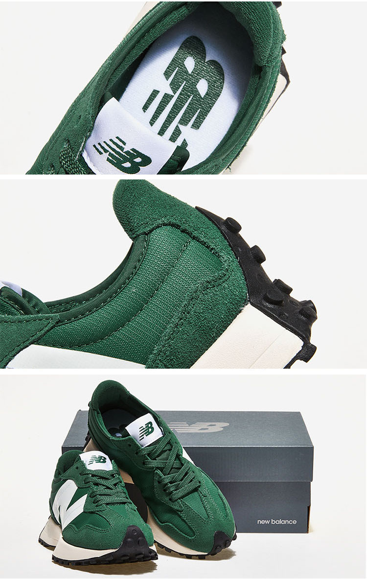 楽天市場】New Balance ニューバランス スニーカー 327 GREEN グリーン