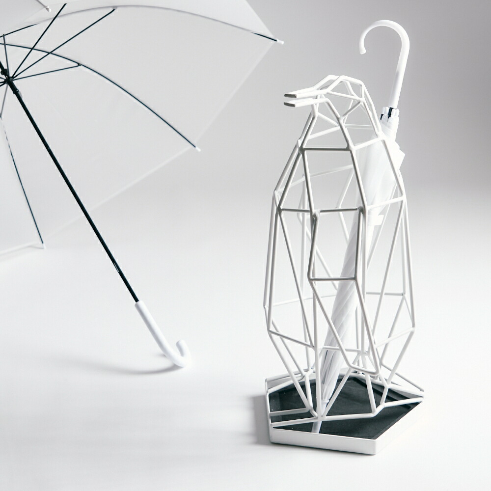 楽天市場】《全2色》ペンギンの傘立て シャドーワイヤー UMBRELLA