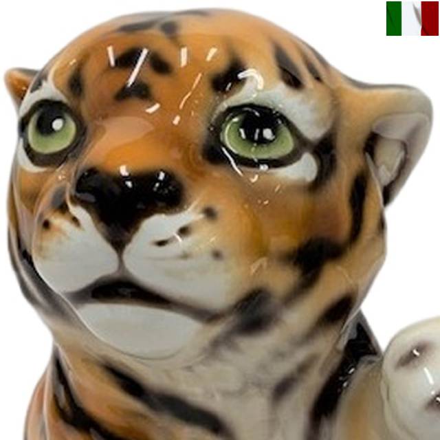 楽天市場】タイガー 置物 小虎 虎 イタリア インテリア オブジェ 陶器