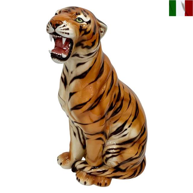 楽天市場】虎 タイガー 置物 おしゃれ イタリア インテリア オブジェ