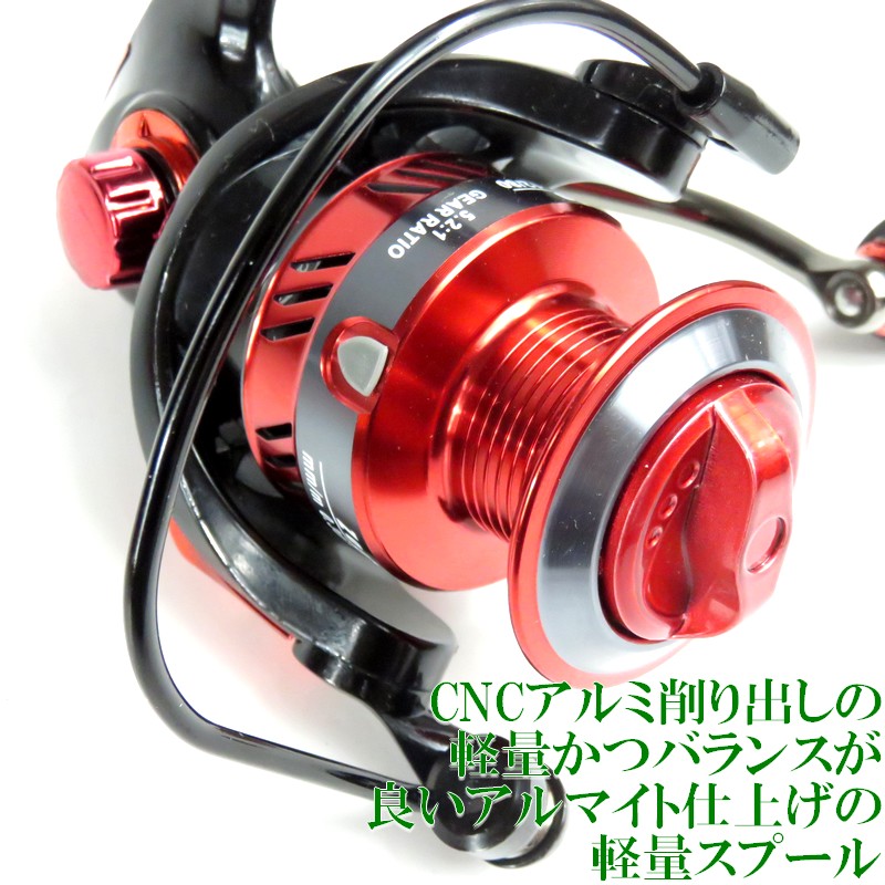 楽天市場】ジギンガーZ 3 ボールベアリング 搭載 スピニング リール