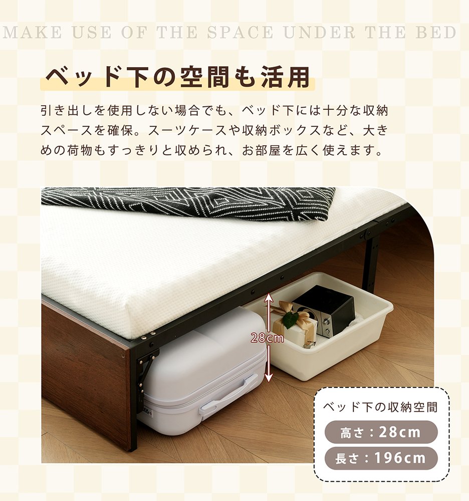 楽天市場】【ホワイト】 パイプベッド 折りたたみ ベッドフレーム