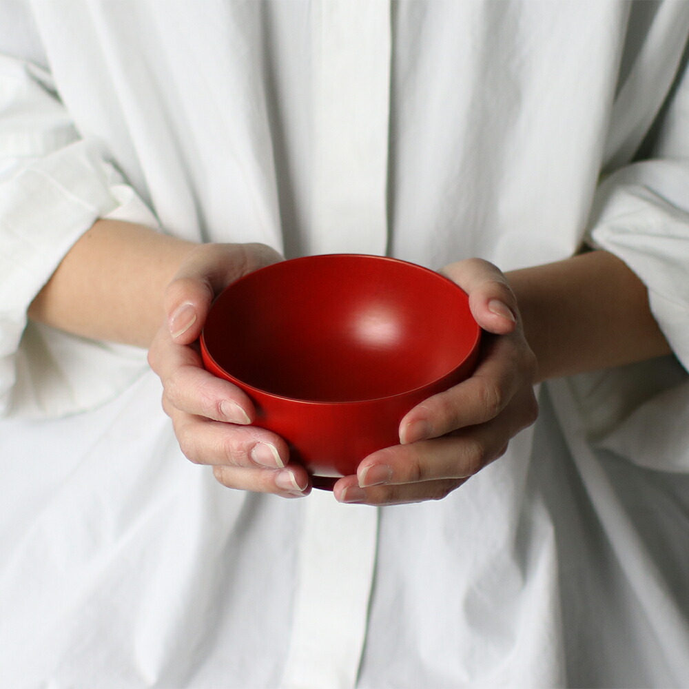 楽天市場】越前漆器 漆琳堂お椀や うちだ 小さな色拭き漆椀 赤[お椀