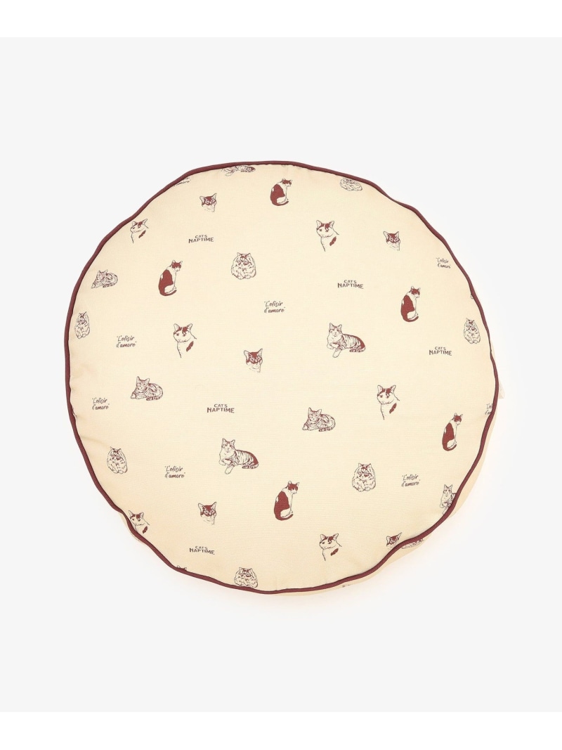 楽天市場】【SALE／20%OFF】ラウンドクッション/Cat's NapTime