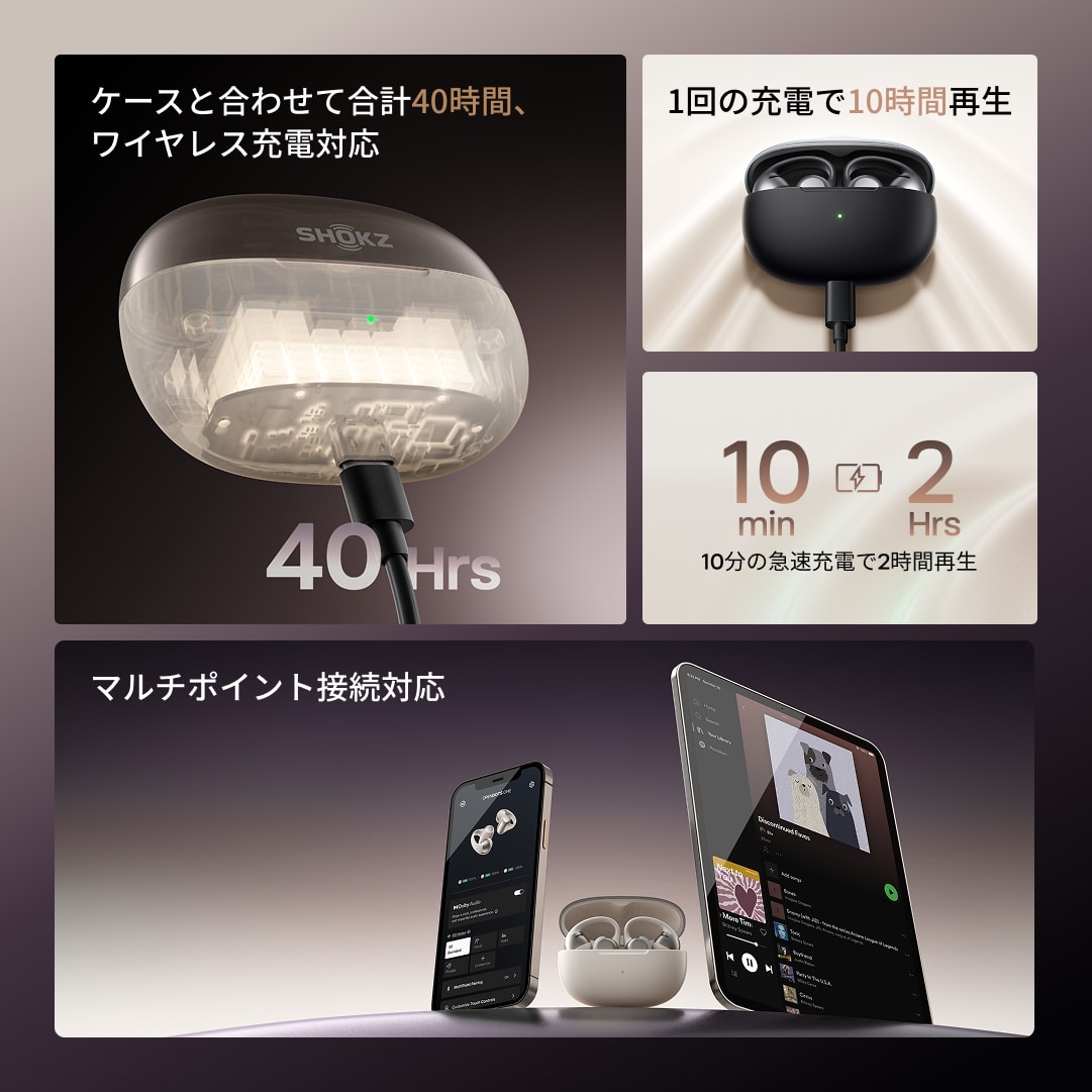 楽天市場】3/9までセール実施中！【公式】Shokz OpenDots ONE 完全