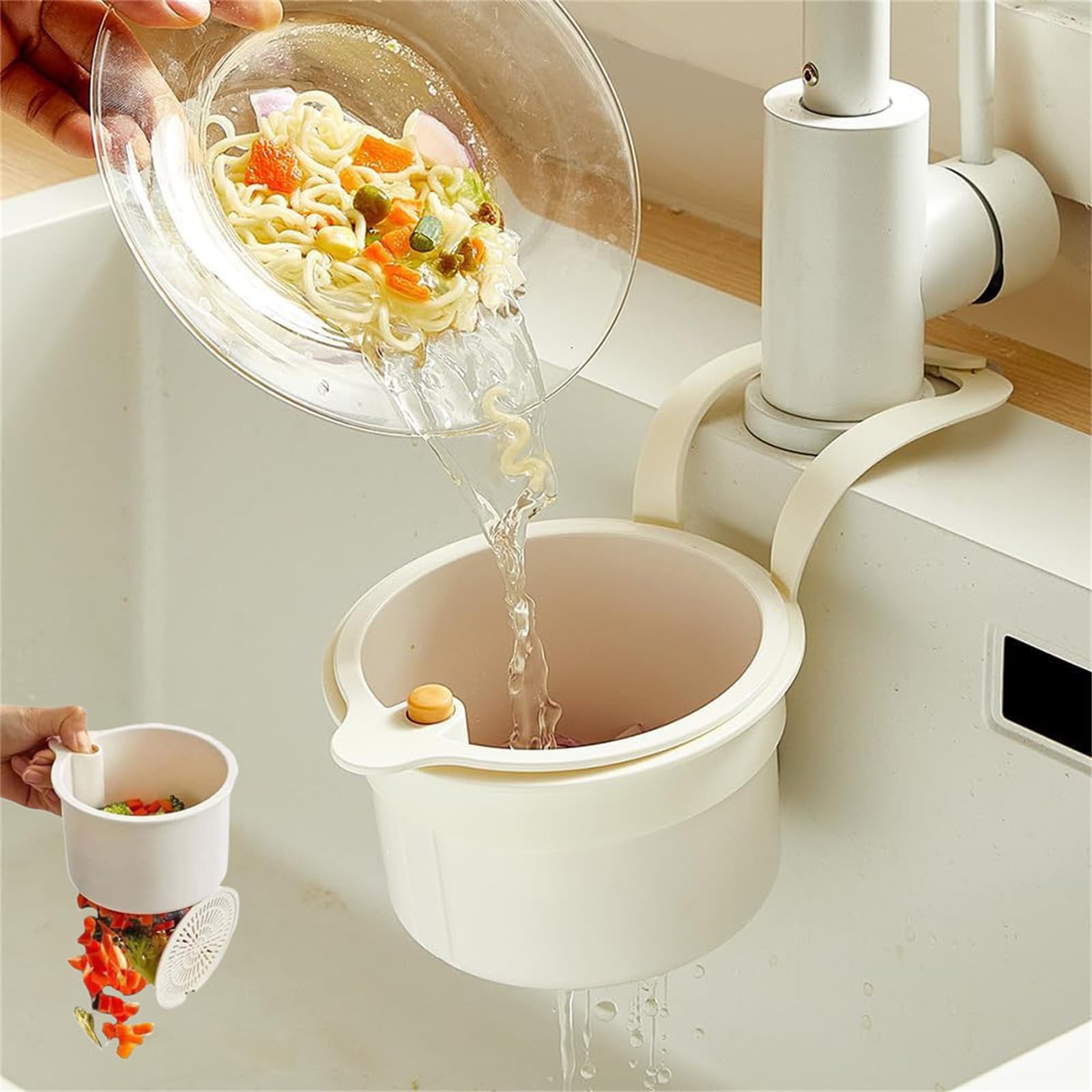 楽天市場】シンクストレーナーバスケット セルフクリーニング キッチン