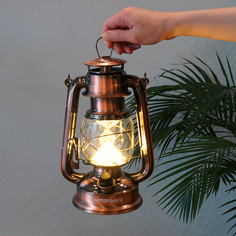 楽天市場】ランタン LED アンティーク ブリキ USB充電式 150ルーメン