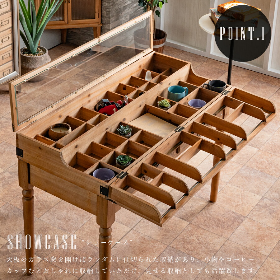 楽天市場】SALE対象商品 デスク テーブル ショーケース ディスプレイ