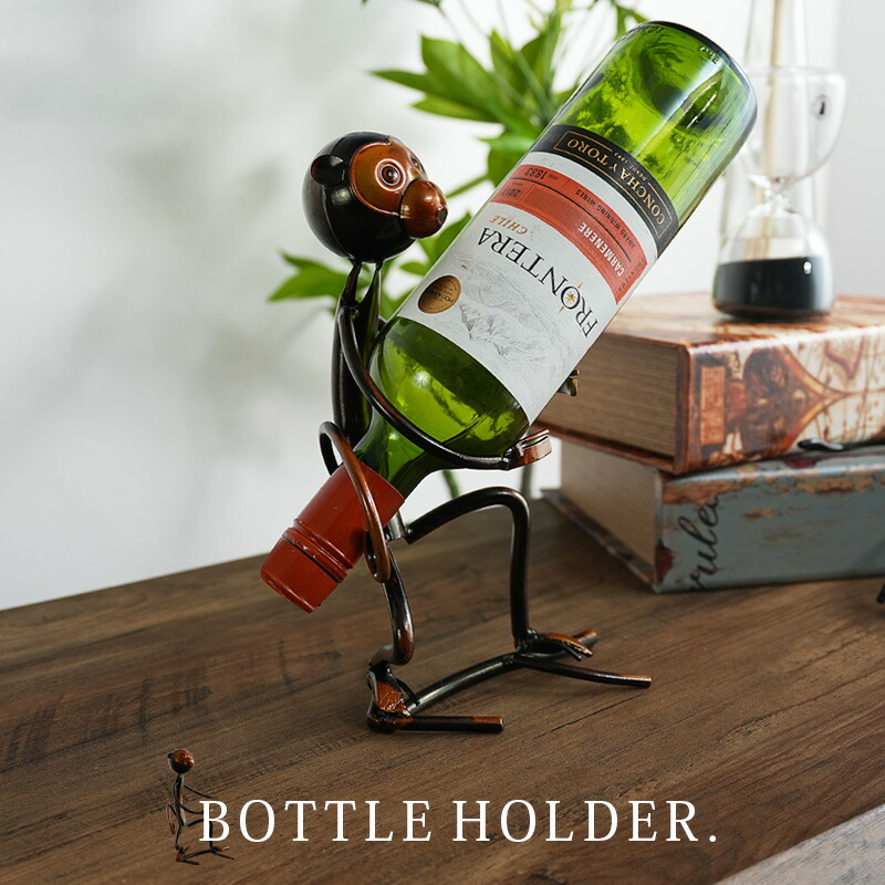 楽天市場】5日限定10%offクーポン ワインボトルホルダー ボトル