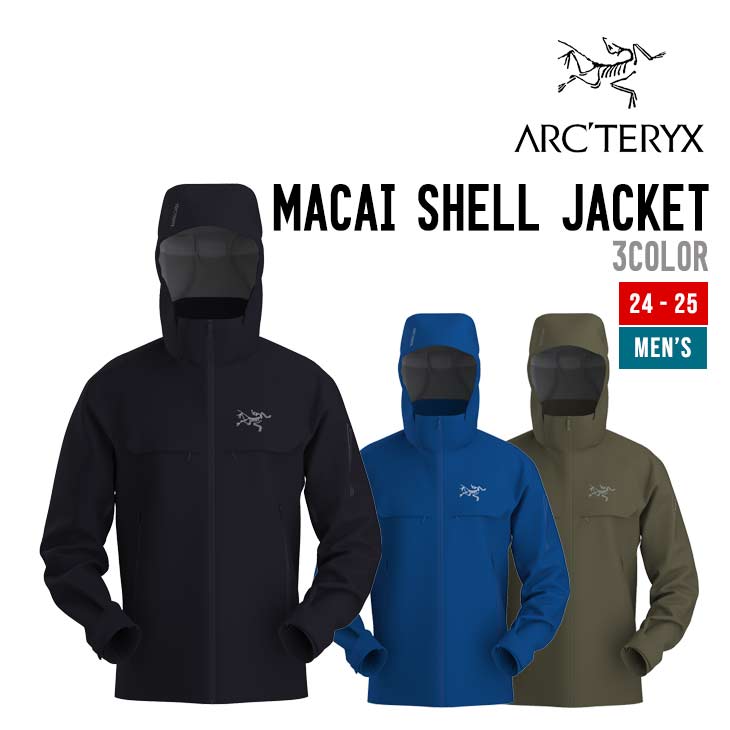 楽天市場】ARC'TERYX アークテリクス 24-25 MACAI SHELL JACKET MENS