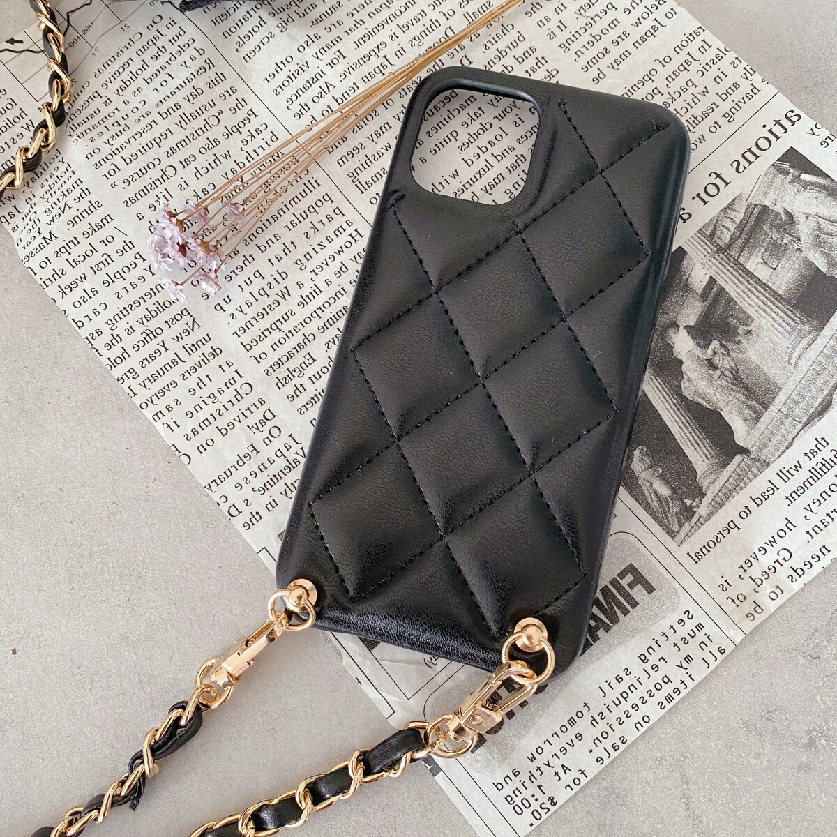 楽天市場】【17シリーズ入荷】 iPhoneキルティングケースストラップ