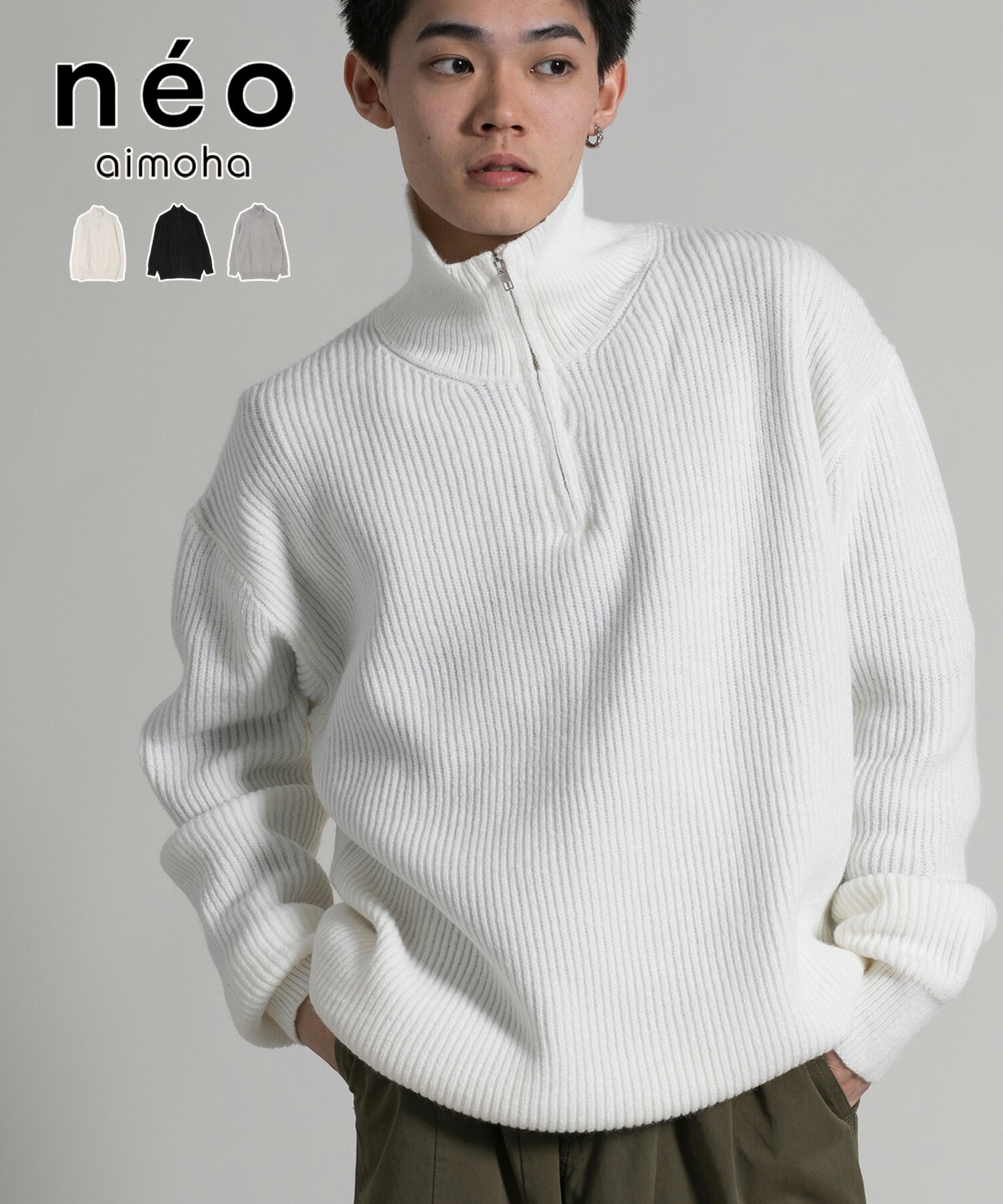 楽天市場】【2025AW】【Classic Half-Zip Knit Pullover】 メンズ