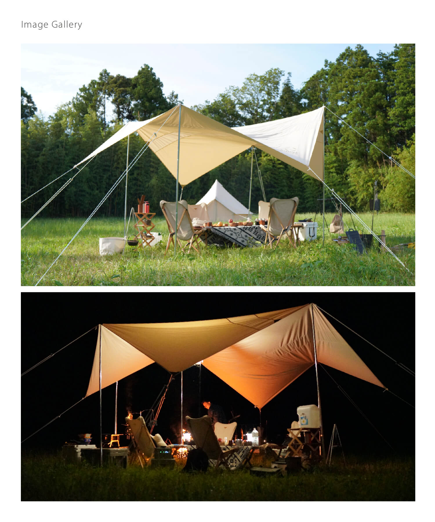 楽天市場】【S'more / Tarppi square-400 】 タープテント タープ