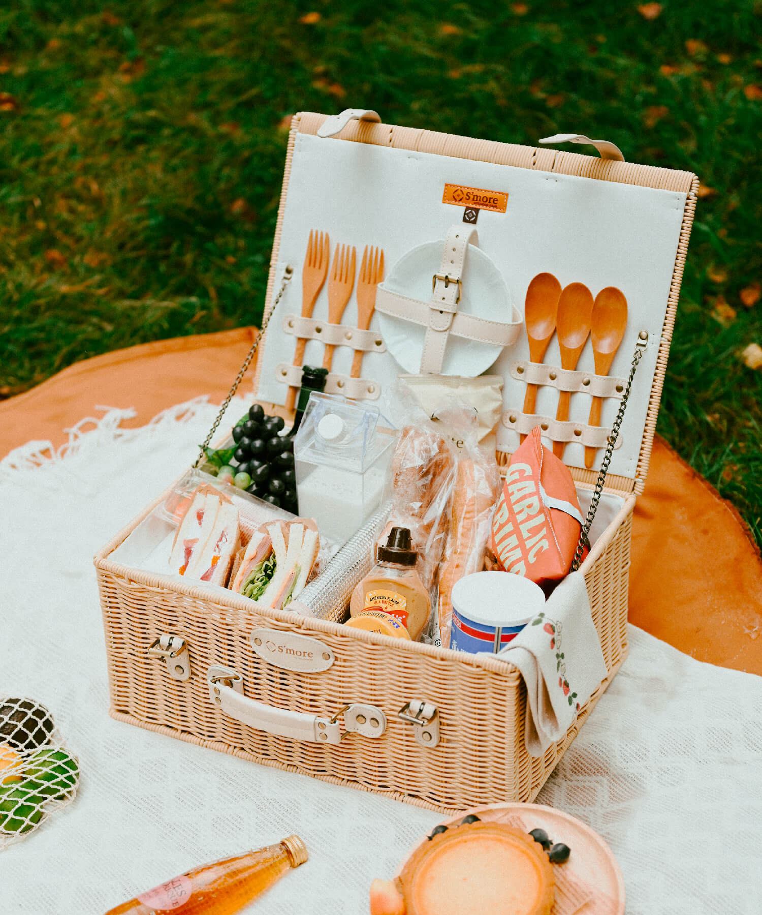 楽天市場】【S'more / picket 】 ピケット ピクニックバスケット