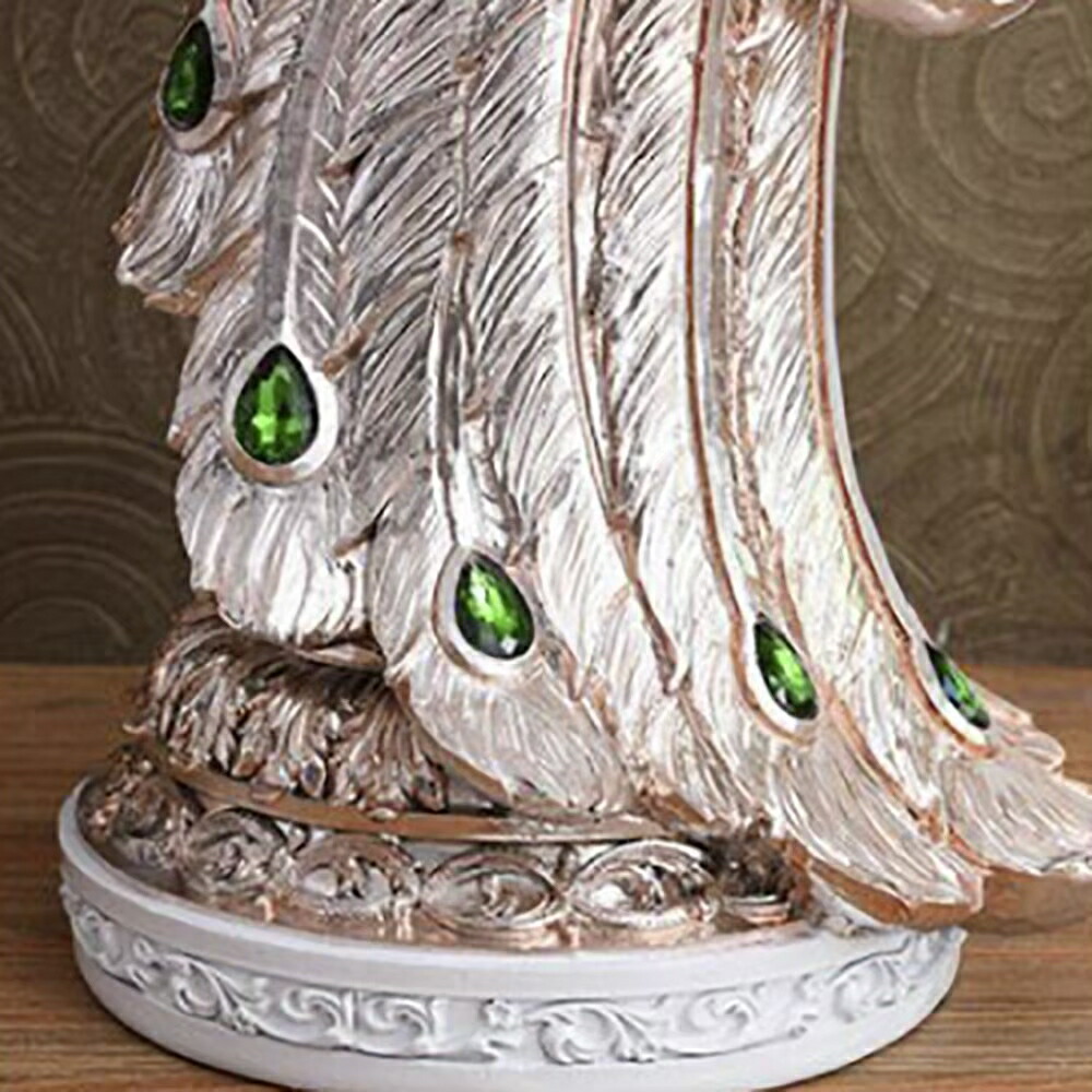 楽天市場】スーパーセール10％OFF 3/11終了 【人気商品】置物 孔雀 白