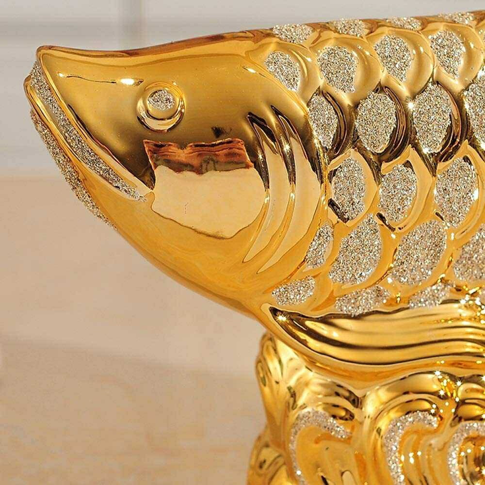 楽天市場】【楽天1位6冠達成】【人気商品】 置物 アロワナ 招財龍魚