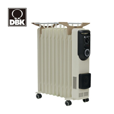 楽天市場】D.B.K. オイルヒーター アーモンド HEZC13/10JCH