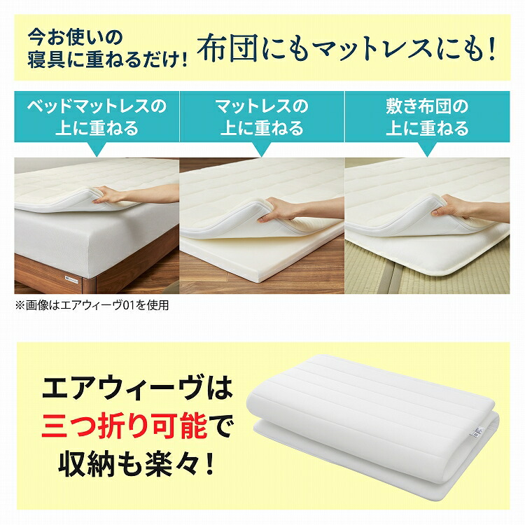 楽天市場】【公式】エアウィーヴ スマート 02 ダブル | マットレス 高