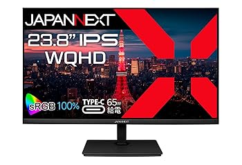 楽天市場】【中古】JAPANNEXT 23.8インチ モニター WQHD 2560x1440