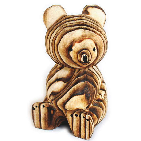 楽天市場】熊ボッコ 置物 大 北海道 お土産 木製 熊ぼっこ くまぼっこ