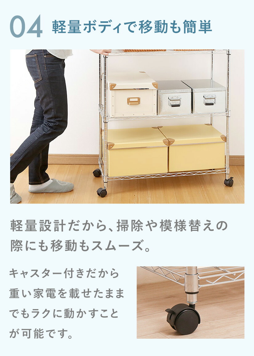 楽天市場】☆ポイント5倍☆ ルミナス スチールラック 棚 ラック 幅75