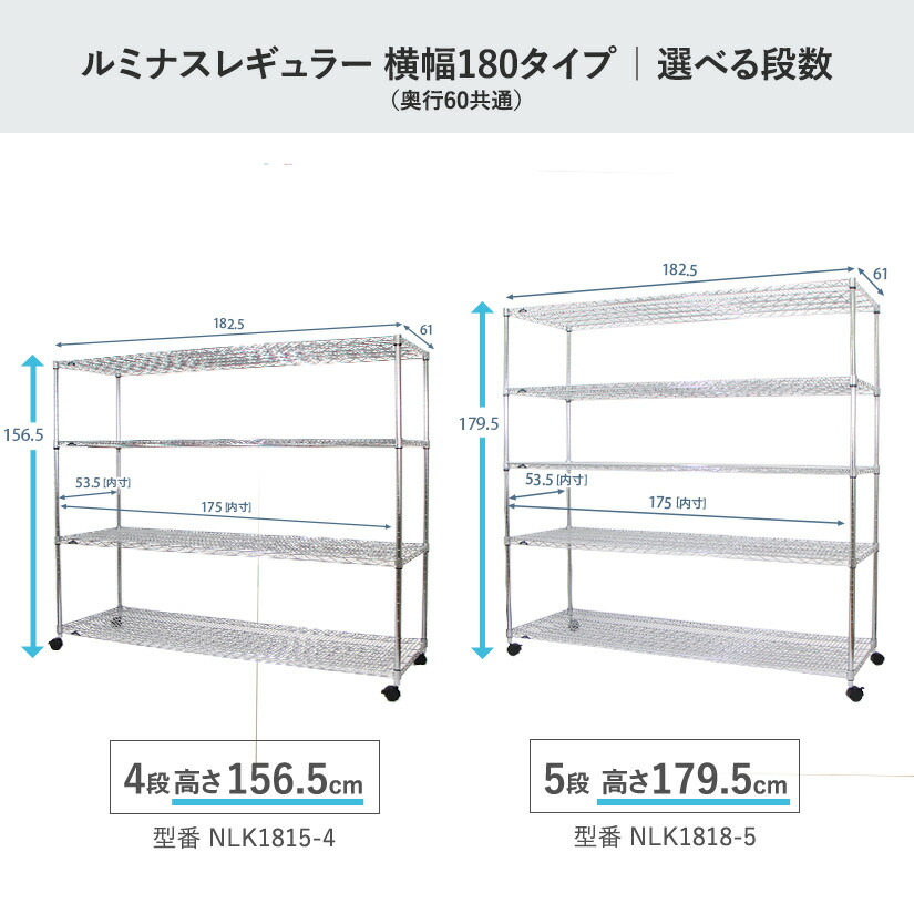 楽天市場】☆ポイント10倍☆ 棚 ラック ルミナス スチールラック 頑丈