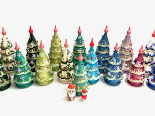 楽天市場】マトリョーシカ クリスマス ツリー 3個組 H=14-16cm ＼豊富