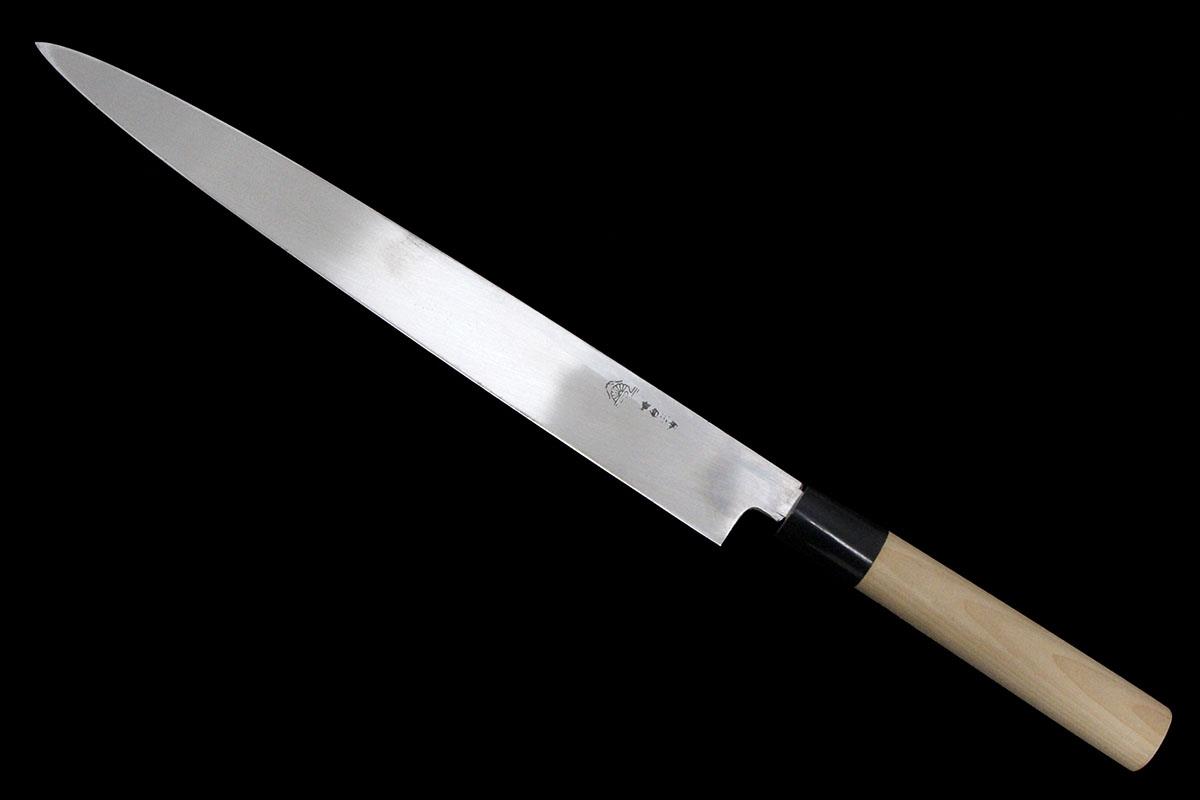 楽天市場】【中古】【美品】尚台正吉 柳刃包丁 霞 尺一 上 朴柄 名入