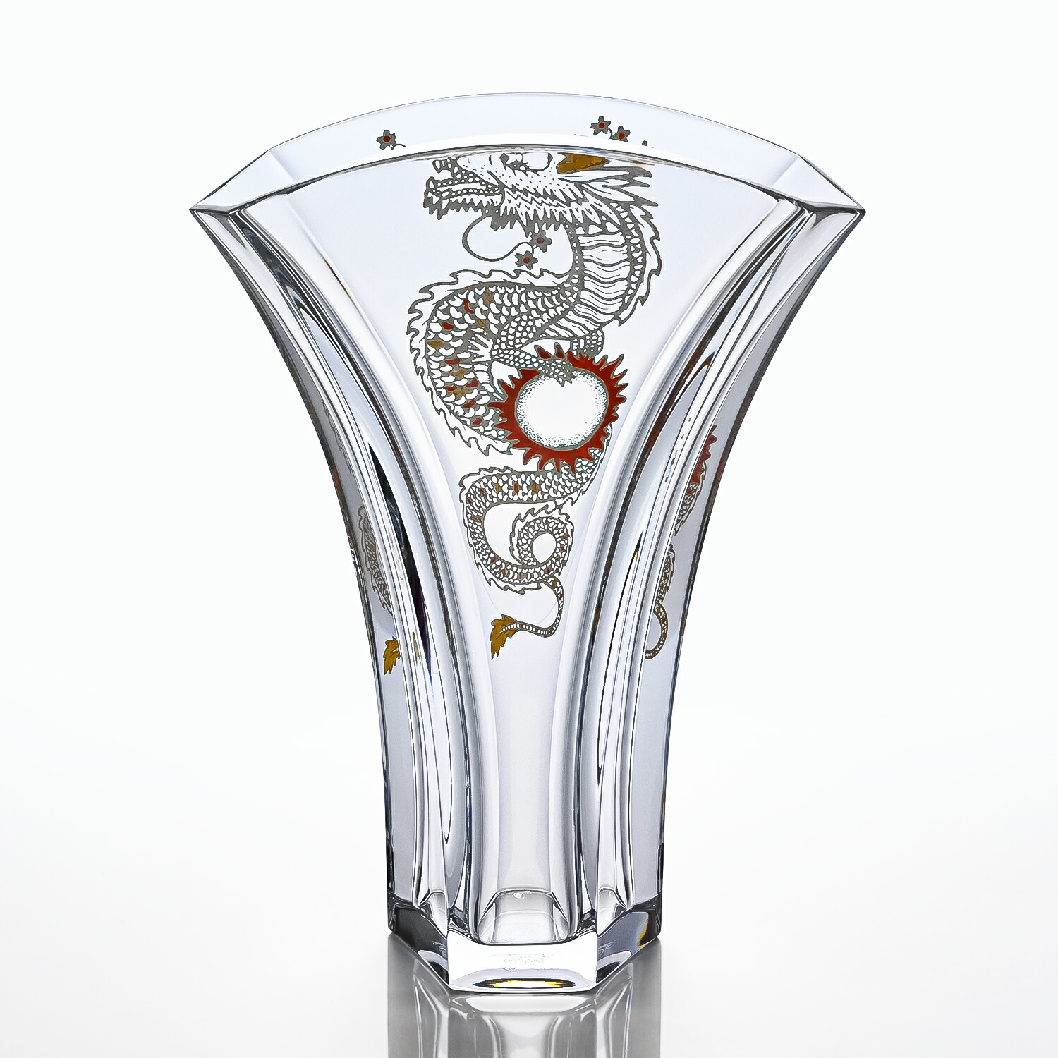 楽天市場】バカラ Baccarat ベース 花瓶 ギンコ ソーラードラゴン 龍