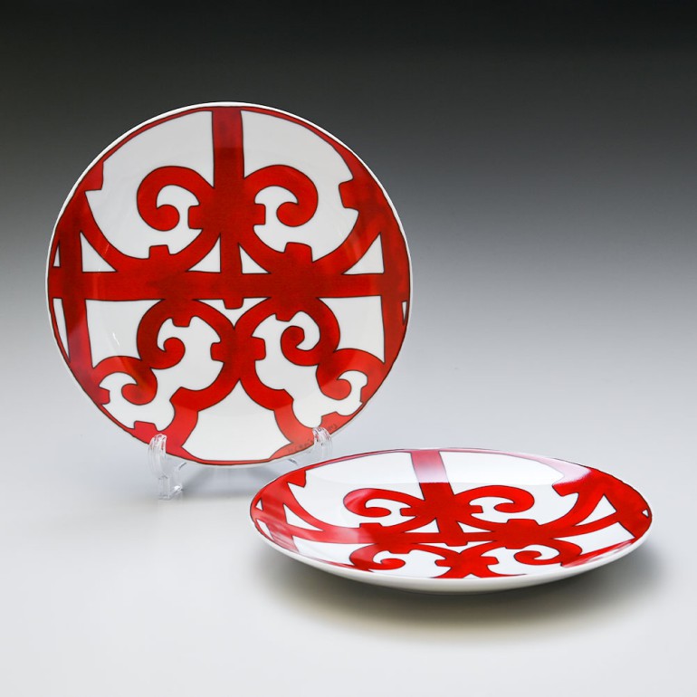 楽天市場】エルメス HERMES ブレッド＆バタープレート 17cm ペア