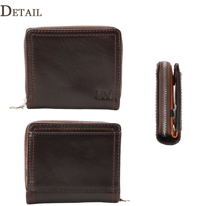 楽天市場】Lee リー 二つ折り財布 小銭入れ メンズ レディース 本革