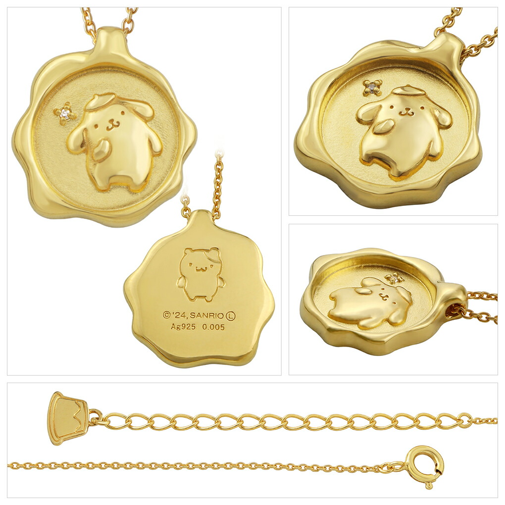 楽天市場】クリスマス 数量限定 ポムポムプリン プリン ネックレス