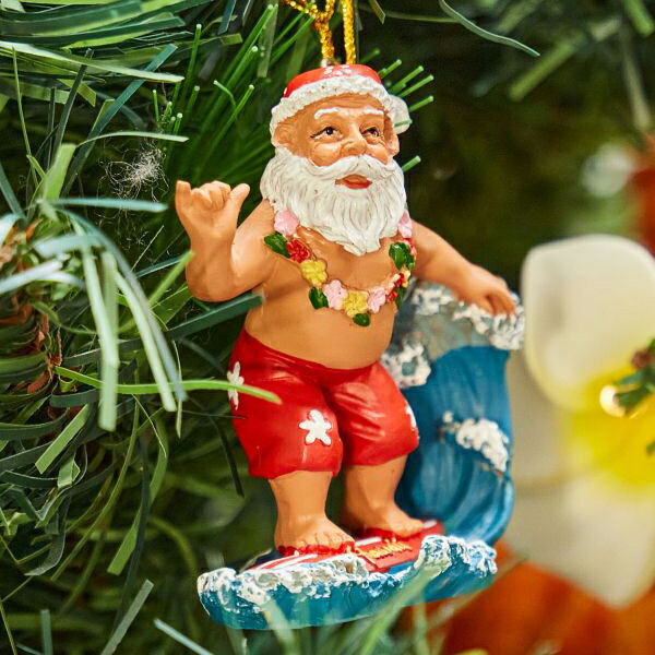 楽天市場】ハワイ クリスマス オーナメント サンタ サンタクロース