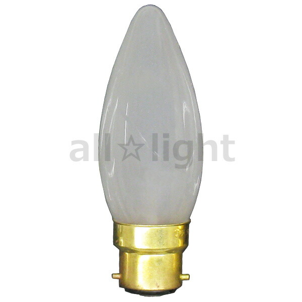 楽天市場】アサヒ シャンデリア電球（海外口金） B22D口金