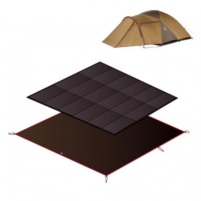 楽天市場】スノーピーク アメニティドームL 専用マットシートセット