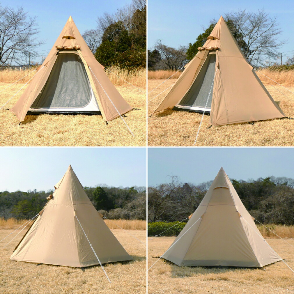 楽天市場】イグニオ ティピー型テント IG 22300TRT キャンプ ドーム