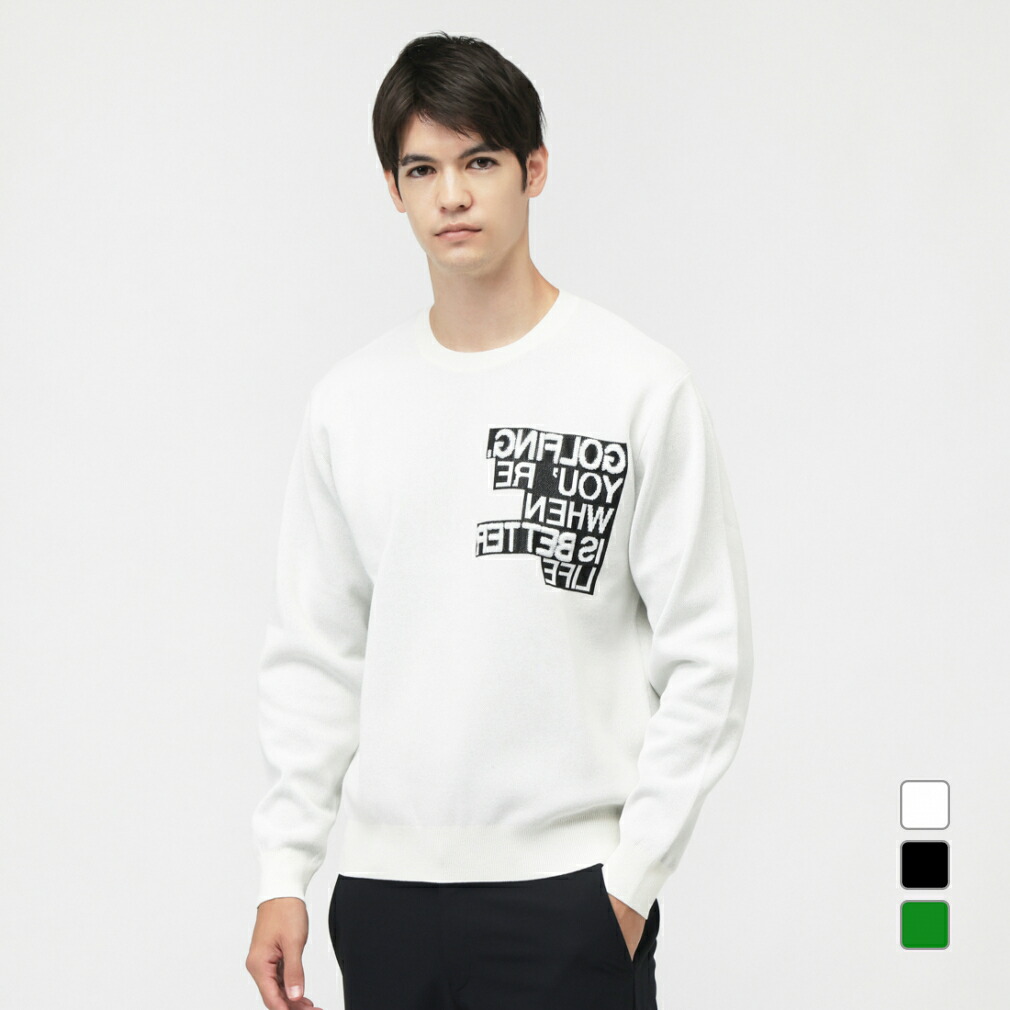 楽天市場】ジャック バニー ゴルフウェア 長袖セーター 春 夏 Pe W