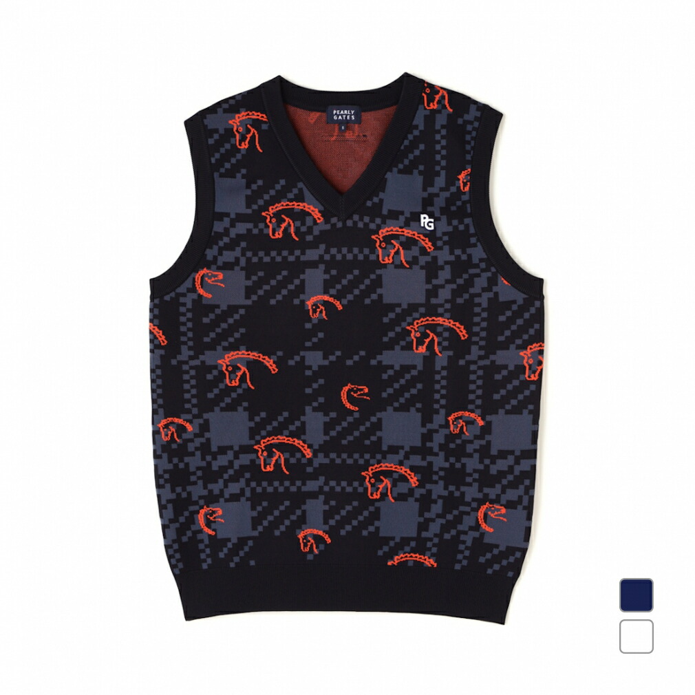 楽天市場】パーリーゲイツ（ベスト｜メンズウェア）：ウェア<ゴルフ