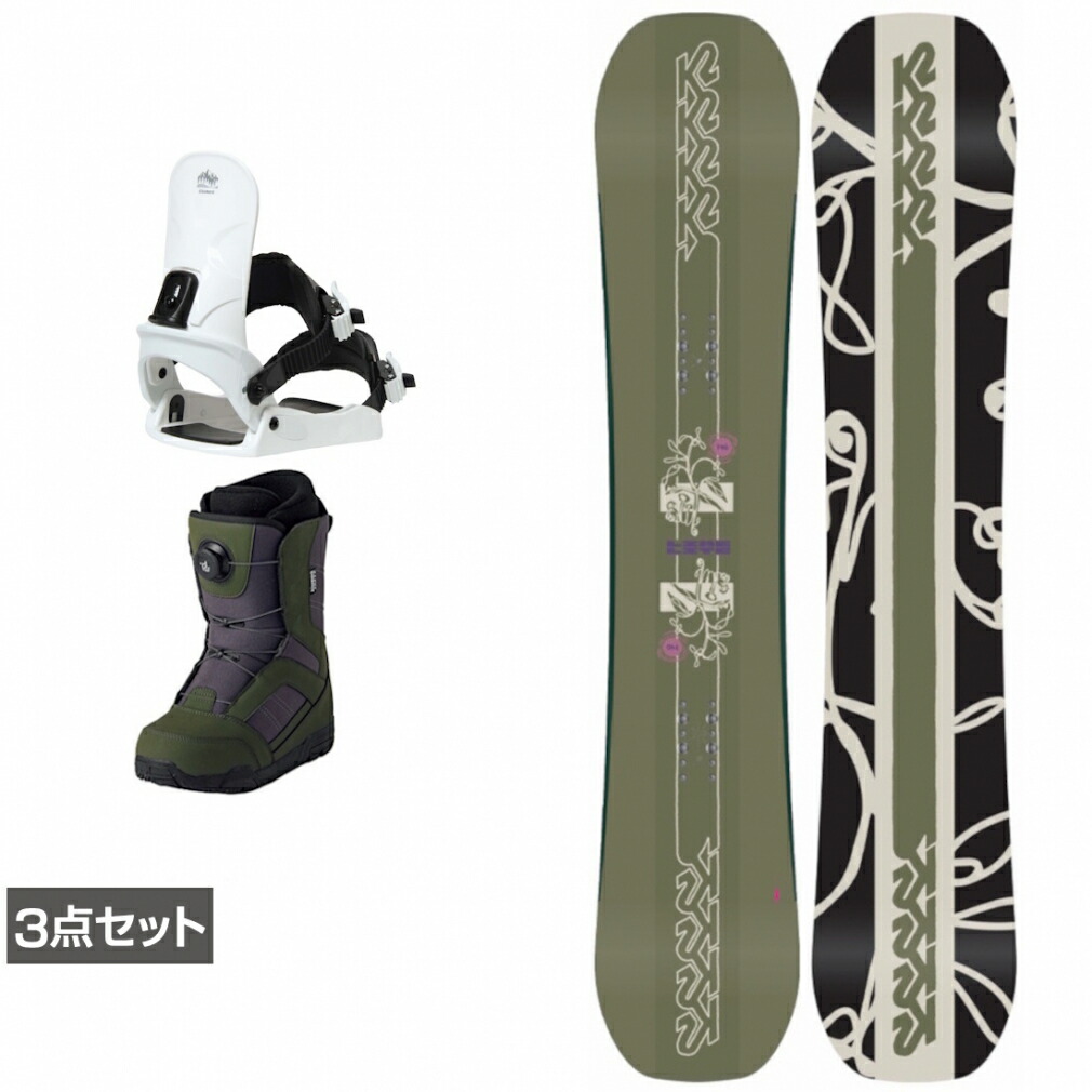 楽天市場】スノーボード 3点セット k2の通販