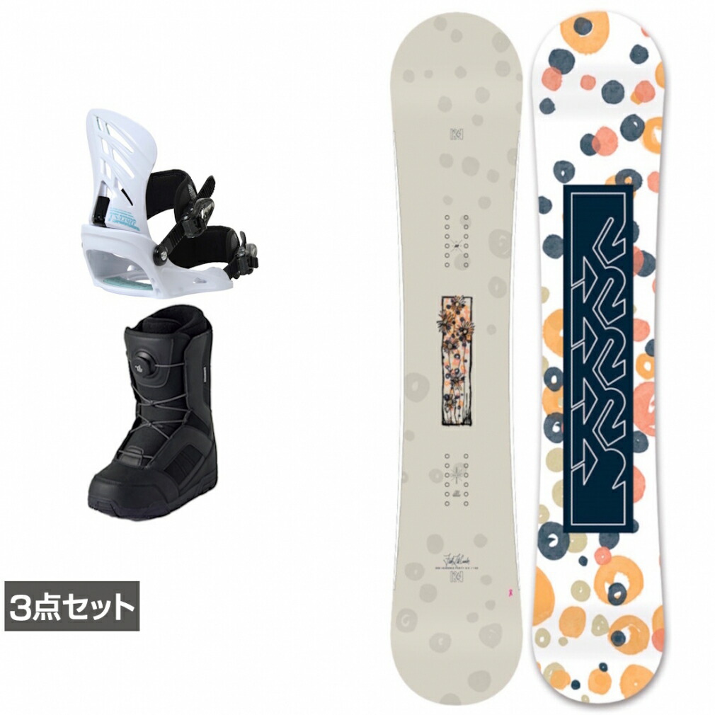 楽天市場】スノーボード 3点セット（ブランドK2）（ボード