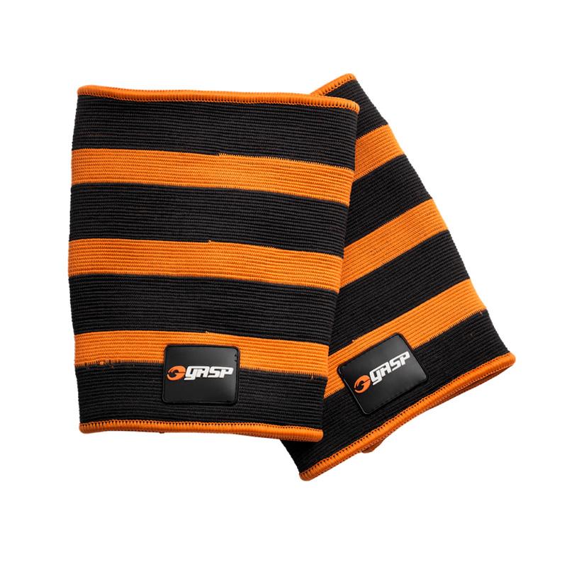 楽天市場】GASP パワーエルボースリーブ ブラック オレンジ ジム