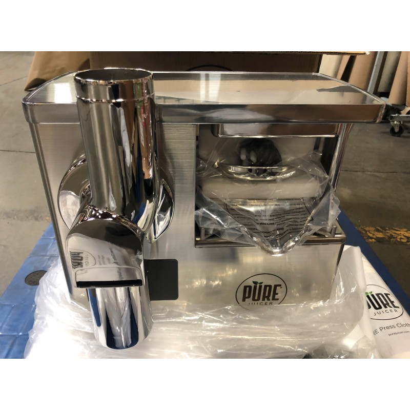 楽天市場】ジューサー コールドプレス スロージューサー ステンレス