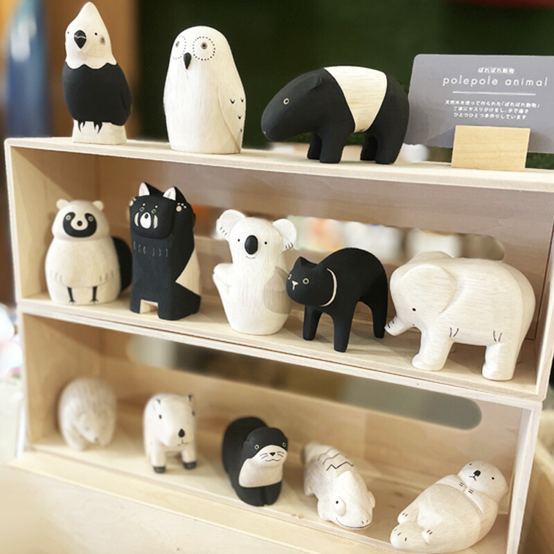T-Lab. ポレポレ 木製動物置物 10体セット Amazon.co.jp: 【T-Lab