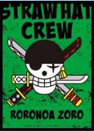 楽天市場】キャラクタースリーブ ワンピース 〈海賊旗〉ロロノア・ゾロ