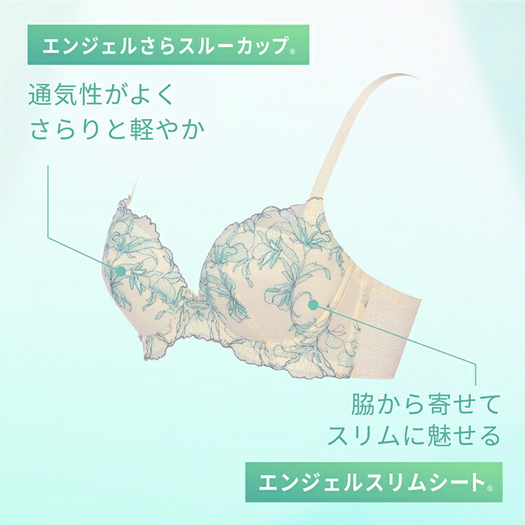 楽天市場】☆セールMAX43％OFF☆[トリンプ]天使のブラ スリムライン